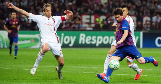 Messi lo intent como pudo. No hubo manera. El gol se le resisti.