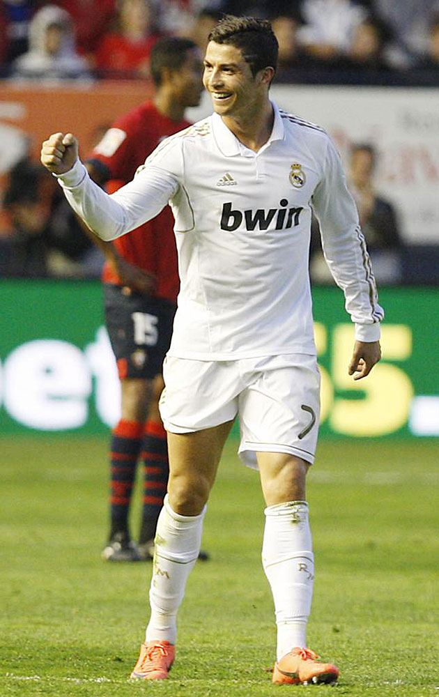Cristiano celebr as su primer gol, tras un espectacular derechazo que se col por toda la escuadra.