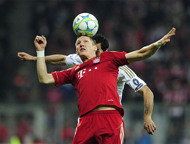 Heynckes esta vez s puso a Schweinsteiger desde el inicio. Lo not, y mucho, el Bayern.