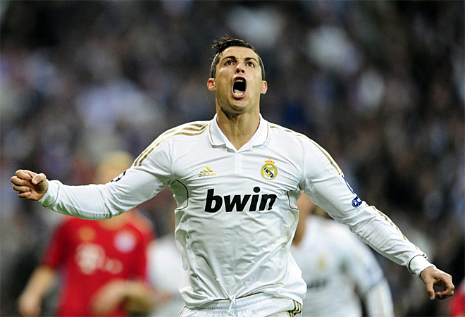 A los pocos minutos el Real Madrid se adelant con un gol de Cristiano Ronaldo desde el punto de penalti.