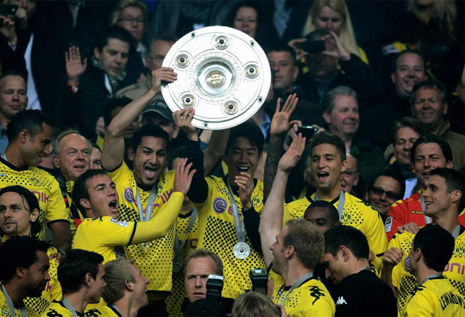 El Borussia Dortmund recibi la ensaladera en su casa, en el Signal Iduna Park.