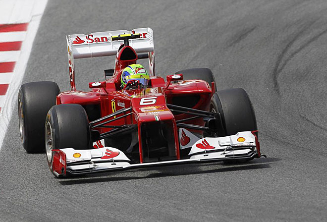 Felipe Massa fue el ltimo de la Q2 y partir desde la decimosexta posicin.