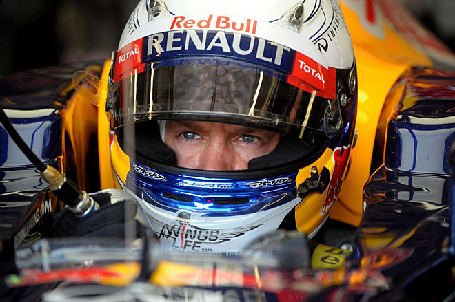 No fue el da del actual campen del mundo. Sebastian Vettel slo pudo lograr el noveno mejor tiempo en la Q3.