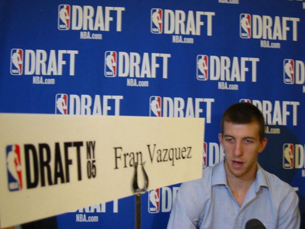 Fran Vzquez fue seleccionado con el nmero 11 del Draft de 2005 por los Magic.