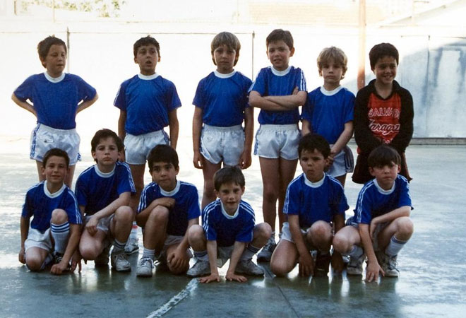 lvaro Arbeloa comenz a jugar en los Jesutas, el equipo de su colegio.