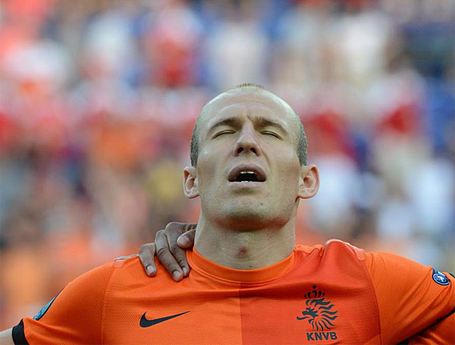 Robben intentará quitarse las espinas del Mundial y de la Liga de Campeones en esta Eurocopa.