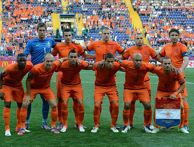 Así se estrenó el conjunto 'Oranje' en la Eurocopa.