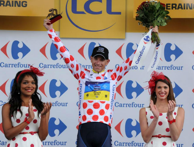 Michael Morkov logr convertirse en el primer rey de la montaa del Tour de Francia 2012.