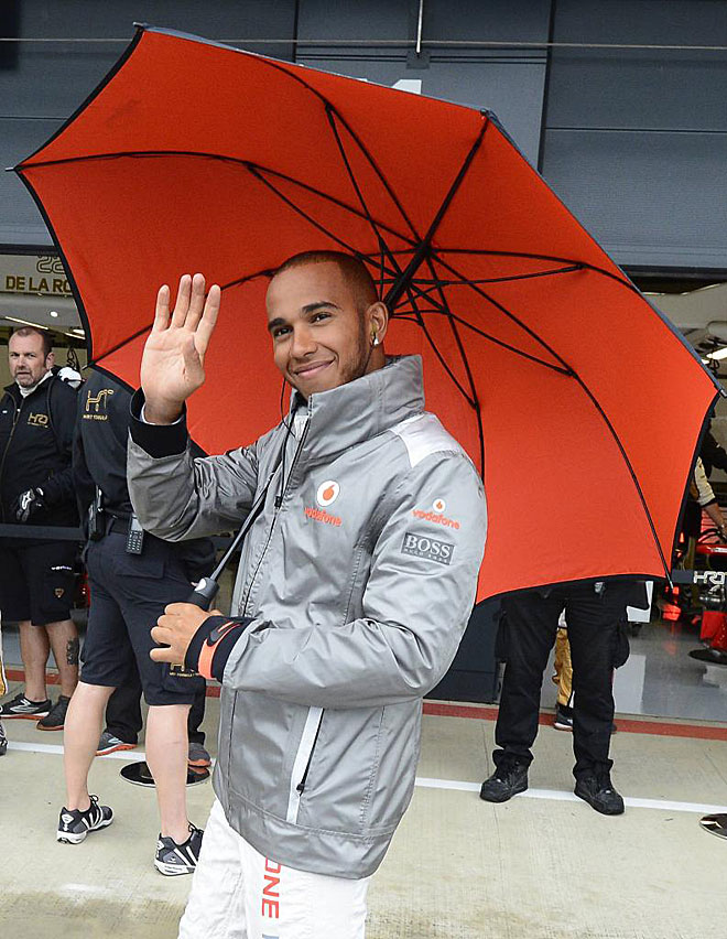 Lewis Hamilton marc el mejor tiempo en la segunda sesin de entrenamientos.