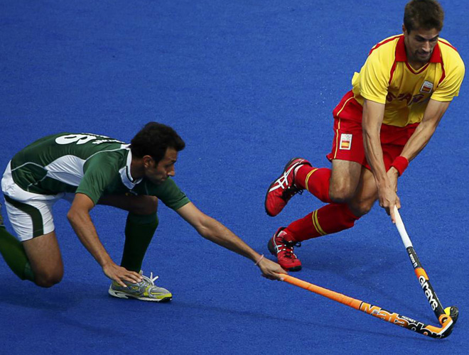 La seleccin espaola de hockey no pudo pasar del empate a un tanto contra Pakistn