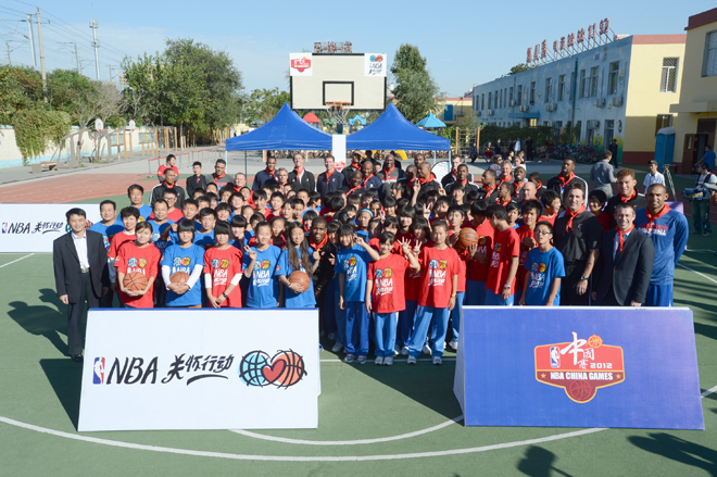 Los ngeles Clippers estn en China acercando la NBA a los habitantes del pas ms habitado del planeta.