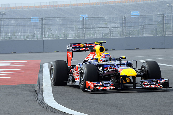 Mark Webber acab segundo en los libres a tan slo una dcima de Sebastian Vettel. Est claro que los Red Bull vuelven a ir de fbula.
