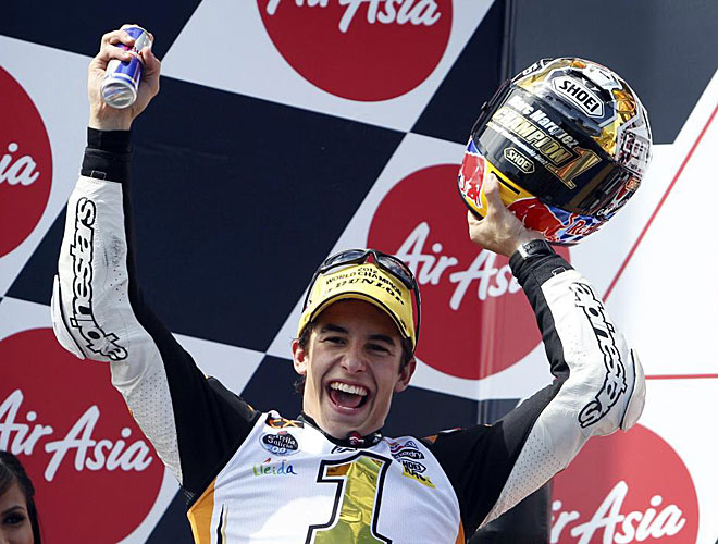 Marc Mrquez se proclam campen del mundo de Moto2 tras su tercer puesto en el Gran Premio de Australia.