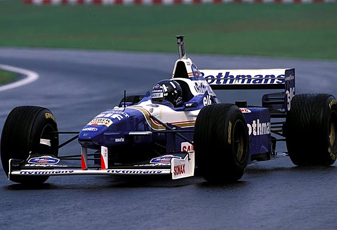 Damon Hill (GBR), Williams Renault.GP Brasil 31 Marzo 1996.