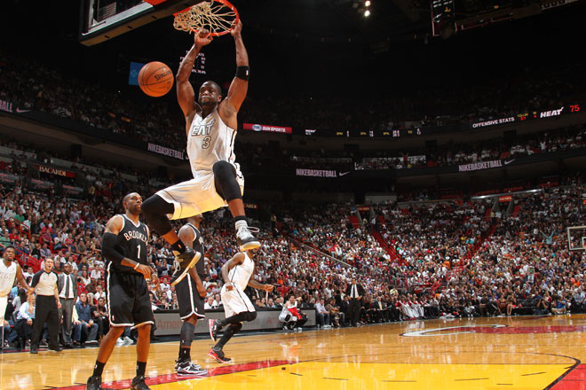 Dwyane Wade lider el triunfo de los Heat ante los Nets y fue designado el MVP de la Jornada en la NBA.