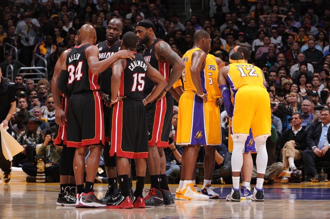 Miami y los Lakers planean la jugada a seguir ante la atenta mirada de todo Hollywood