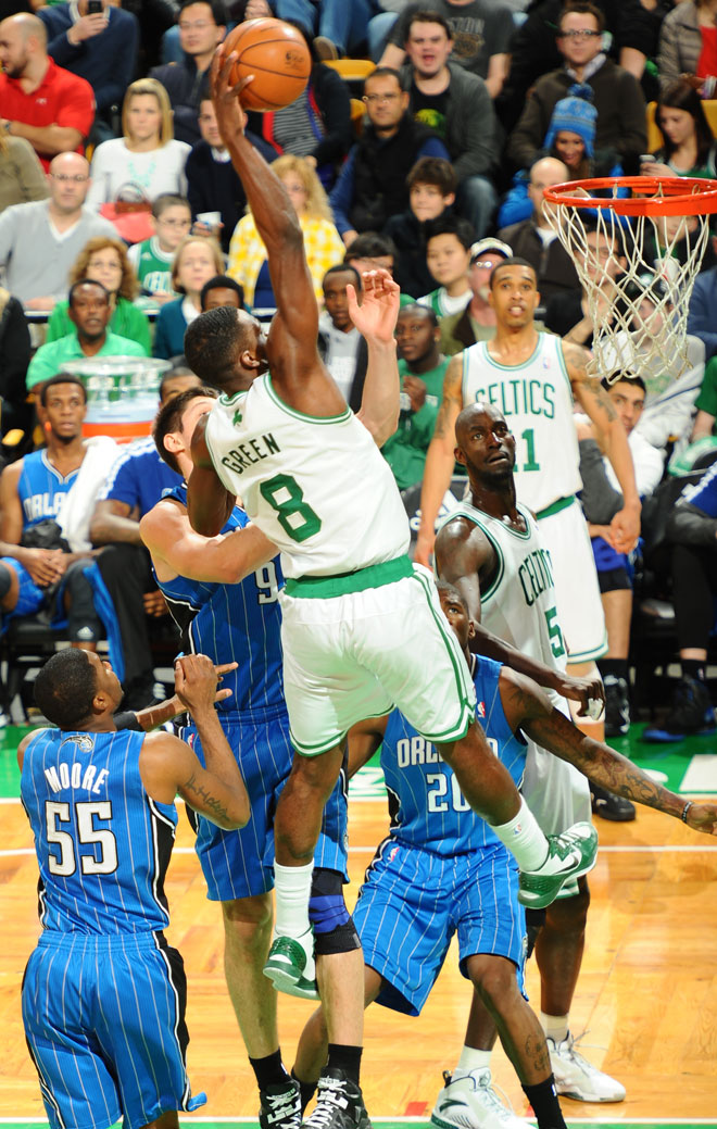 Fotn del Mate de la Jornada NBA protagonizado por Jeff Green (Celtics).