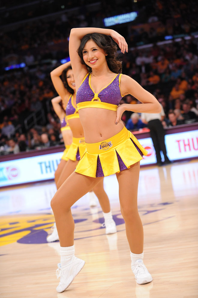 Las Laker Girls forman parte de la iconografa de la NBA y son todo un smbolo para los Lakers... a los que no pudieron ayudar a ganar a los Clippers.