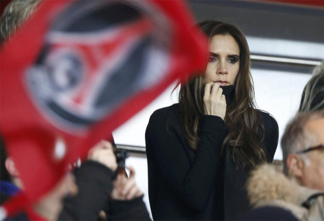 David Beckham debut con el PSG este domingo y lo hizo ante la atenta mirada de su mujer, Victoria Beckham, desde la grada.