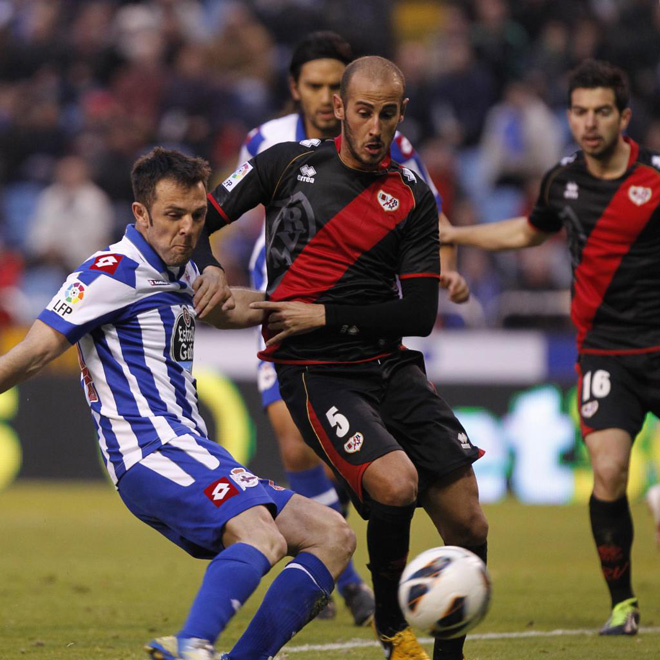 Deportivo y Rayo Vallecano empataron sin goles en Riazor en la jornada 26 en Primera Divisin.