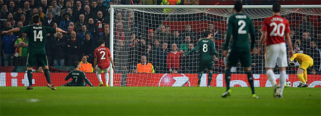 Cristiano Ronaldo marc el 1-2 definitivo en Old Trafford.