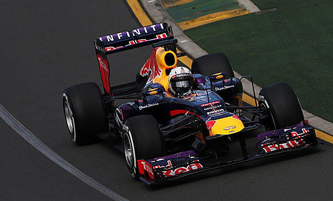 Sebastian Vettel fue el ms rpido en la primera y en la segunda tanda.
