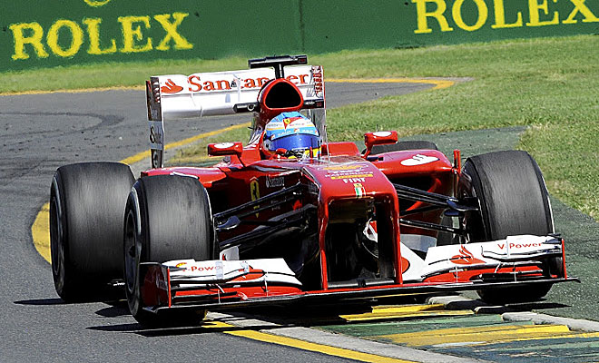 Despus de un tercer puesto en la primera tanda, Alonso acab sexto en la segunda.