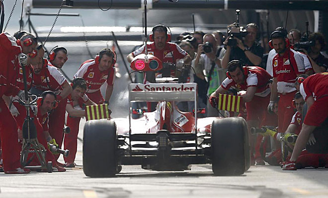 Massa volvi a verse en lo ms alto de una sesin en un gran premio desde India 2011.