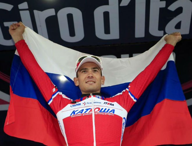 Maxim Belkov gan la primera etapa de su carrera ciclista como profesional y lo hizo en todo un Giro de Italia. Inolvidable para l.