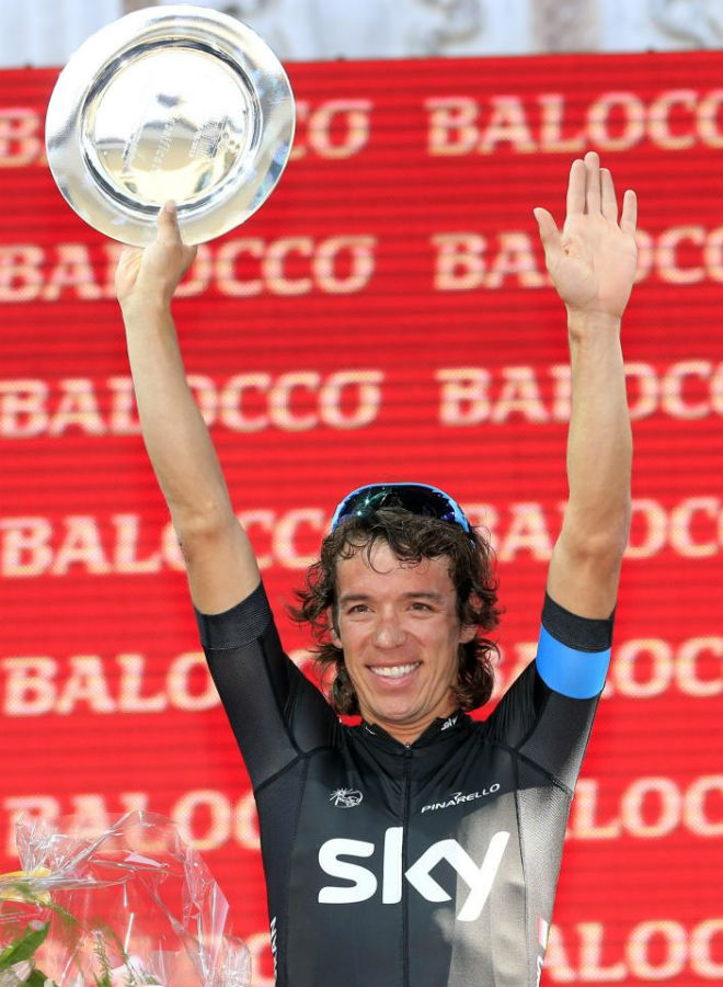 Rigoberto Urn no entraba en los planes para terminar en el podio, pero el colombiano fue una de las grandes sensaciones de este Giro y termin segundo en Brescia.