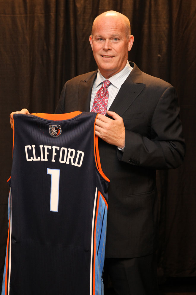 Steve Clifford, el nuevo entrenador de los Charlotte Bobcats de Michael Jordan.