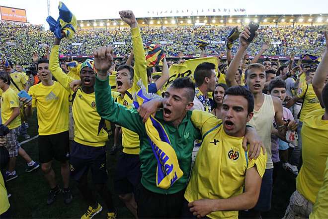 El 'Submarino amarillo' consigui el ascenso, slo un ao despus, tras vencer al Almera en el ltimo partido de la Liga Adelante.
