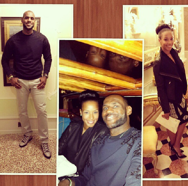 LeBron James no ha dudado en colgar imgenes ntimas de su luna de miel con Savannah ("Queen James", segn el propio jugador) en su cuenta de Instagram. La estrella de la NBA y esposa disfrutan a lo grande de Venecia.