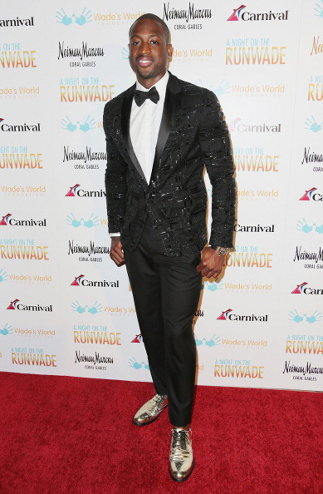 Dwyane Wade organiz la gala benfica 'A Night on the RunWade' en Miami.