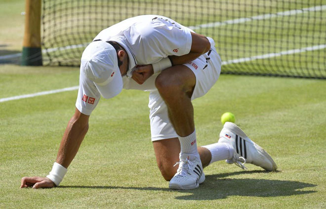 No es fcil ver hincar la rodilla a Novak Djokovic si no es para levantarse y acabar ganando un partido. Aunque siempre dio la sensacin de poder levantar el duelo ante Murray, acab cediendo la final de Wimbledon ante el poder del britnico.