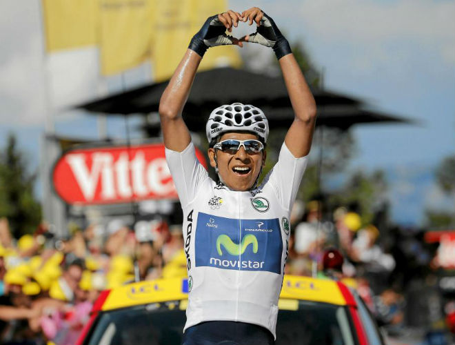 Nairo Quintana ha sido uno de los grandes animadores de este Tour y en la ltima jornada de montaa se hizo justicia y pudo cantar victoria.