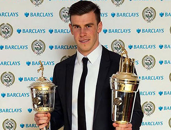 Bale fue nombrado mejor jugador de la Premier la pasada temporada. Ya lo consiguió en 2011.