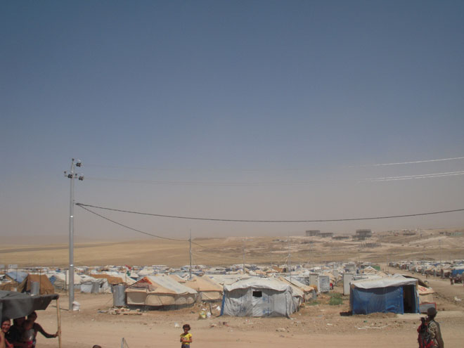 Las emocionantes fotos de Pau Gasol en Irak en su misión de alertar al mundo sobre la tragredia de los refugiados sirios.