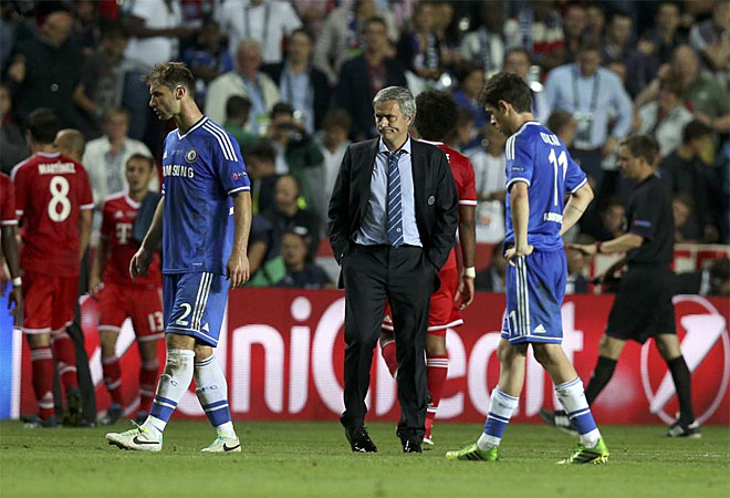 El Chelsea de Mourinho lo tuvo en su mano, pero un gol a falta de cinco segundos para el final de Javi Martnez le llev a los penaltis. All perdi.