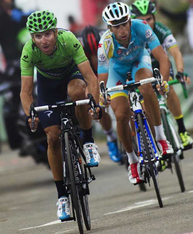Nibali y Valverde, que tampoco en el Angliru pudieron con Horner, completarn con el estadounidense el podio de la Vuelta en Madrid.