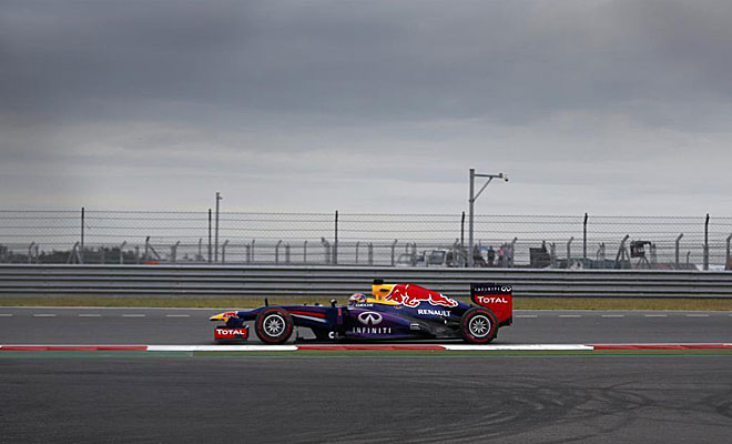 Vettel, como de costumbre, rod en solitario casi toda la carrera.