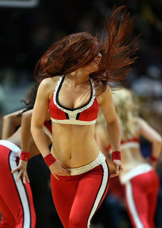 Las cheerleaders de los Bulls han brillado en la pretemporada de la NBA.