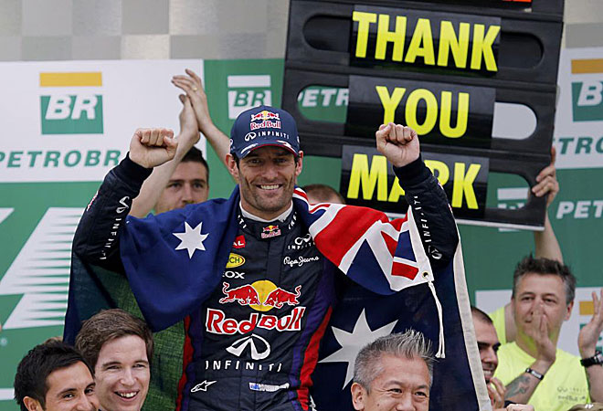 El australiano cerr su trayectoria de 12 aos en la F1 con un segundo puesto.