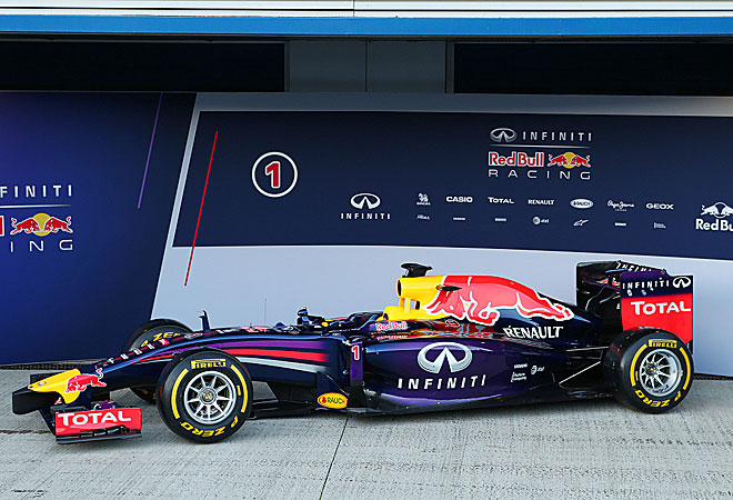 As se muestra el nuevo RB10 de Red Bull.