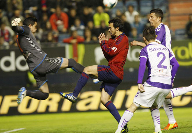 Osasuna y Valladolid no supieron romper el empate inicial en un duelo directo por la permanencia.