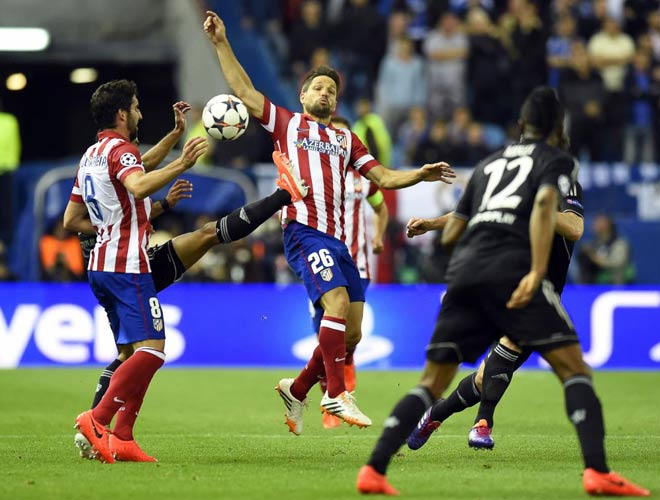 These are the best pictures from the Champions League semifinals between Atltico de Madrid and Chelsea at the Vicente Caldern stadium.