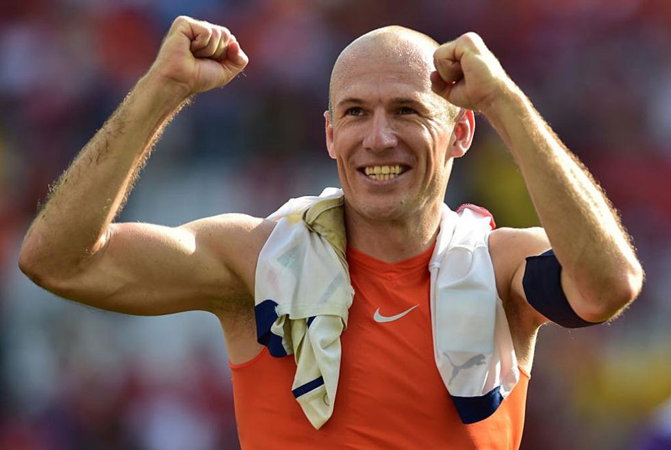 Arjen Robben volvi a demostrar que est a un nivel impresionante.
