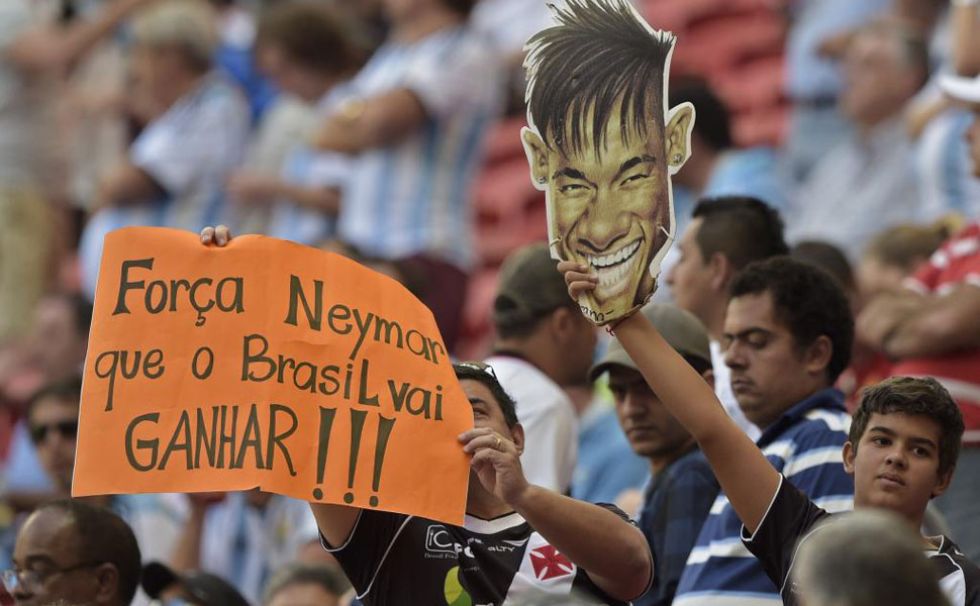 Estos brasileos mandaron nimos a Neymar y, de paso, un aviso a Argentina.