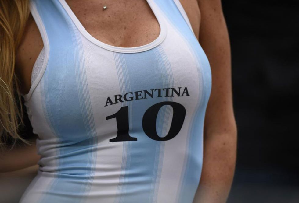 Los argentinos tienen el 10 en todas las partes.