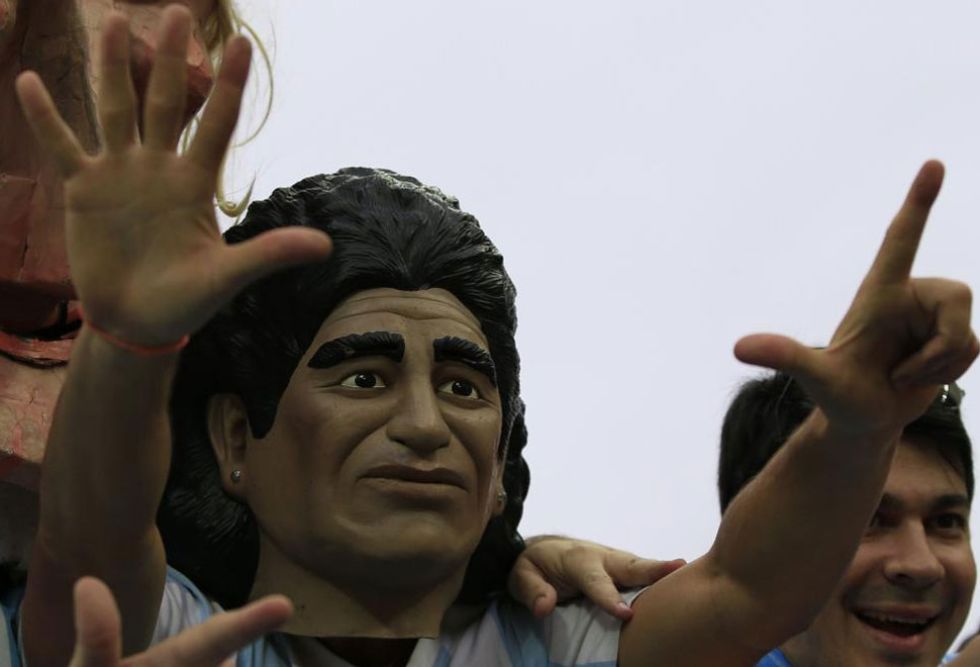 Hasta Maradona recordó que Alemania le hizo siete goles a Brasil en unas semifinales de un Mundial. Y no en un Mundial cualquiera.
